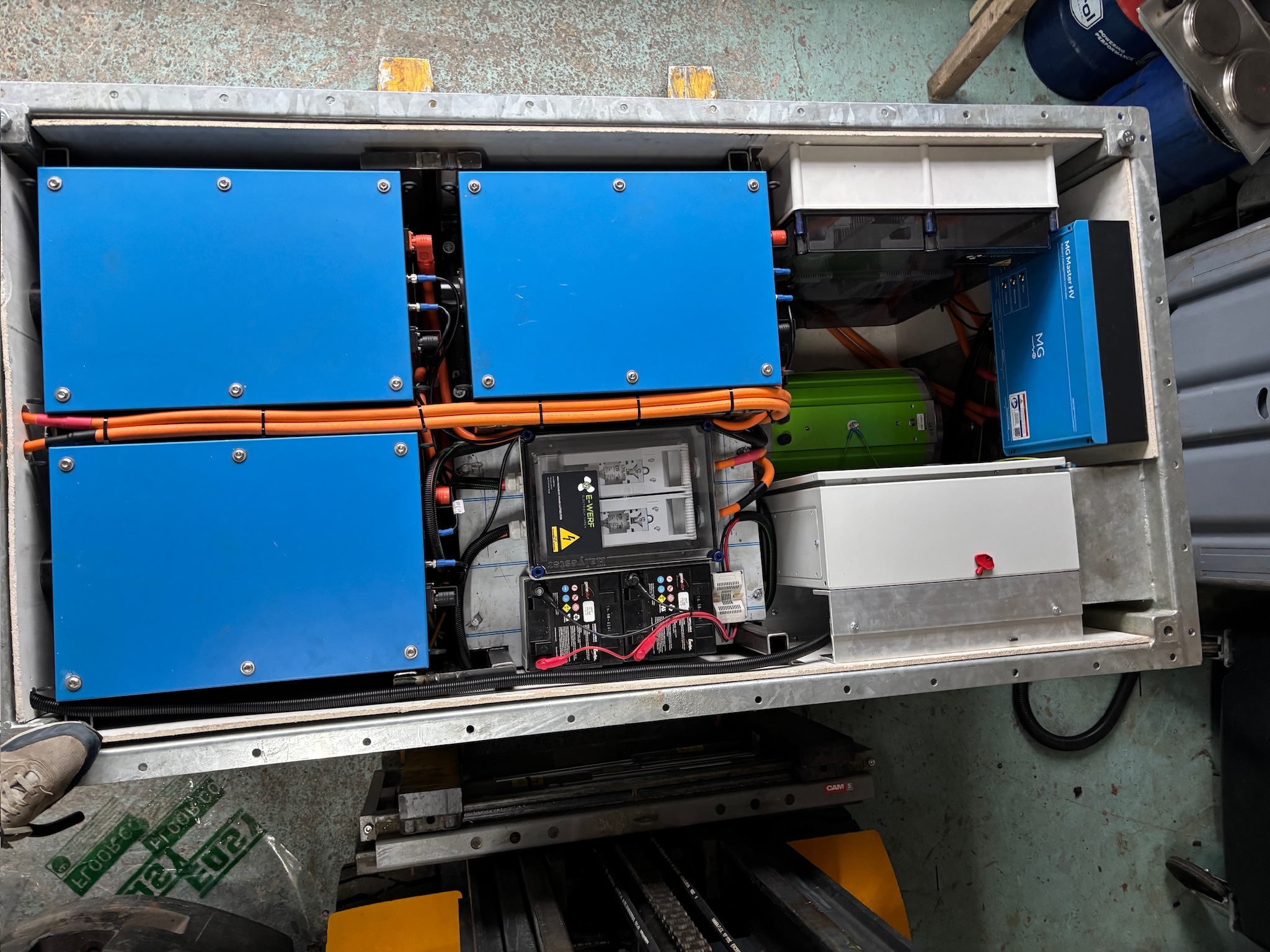 Hoogvoltage installatie