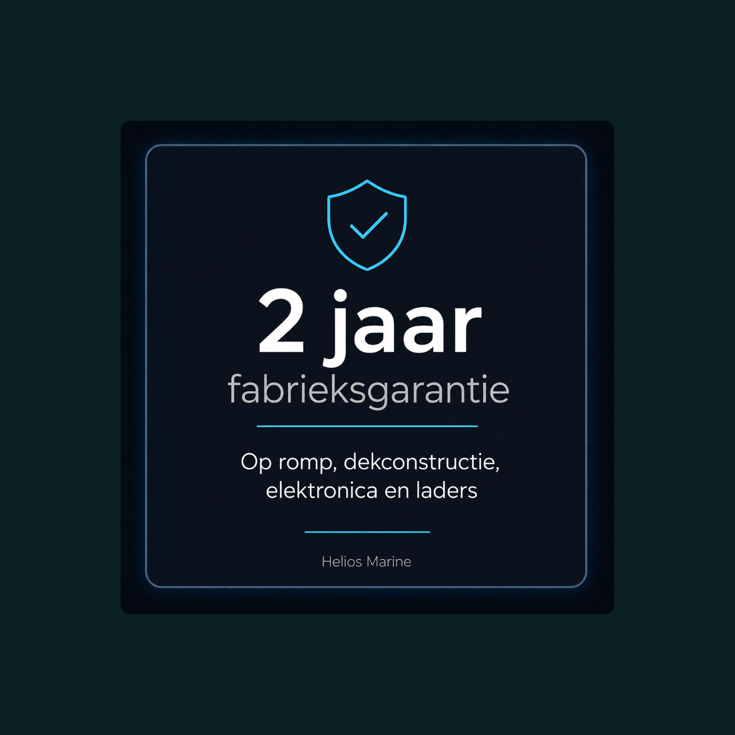 2 jaar garantie