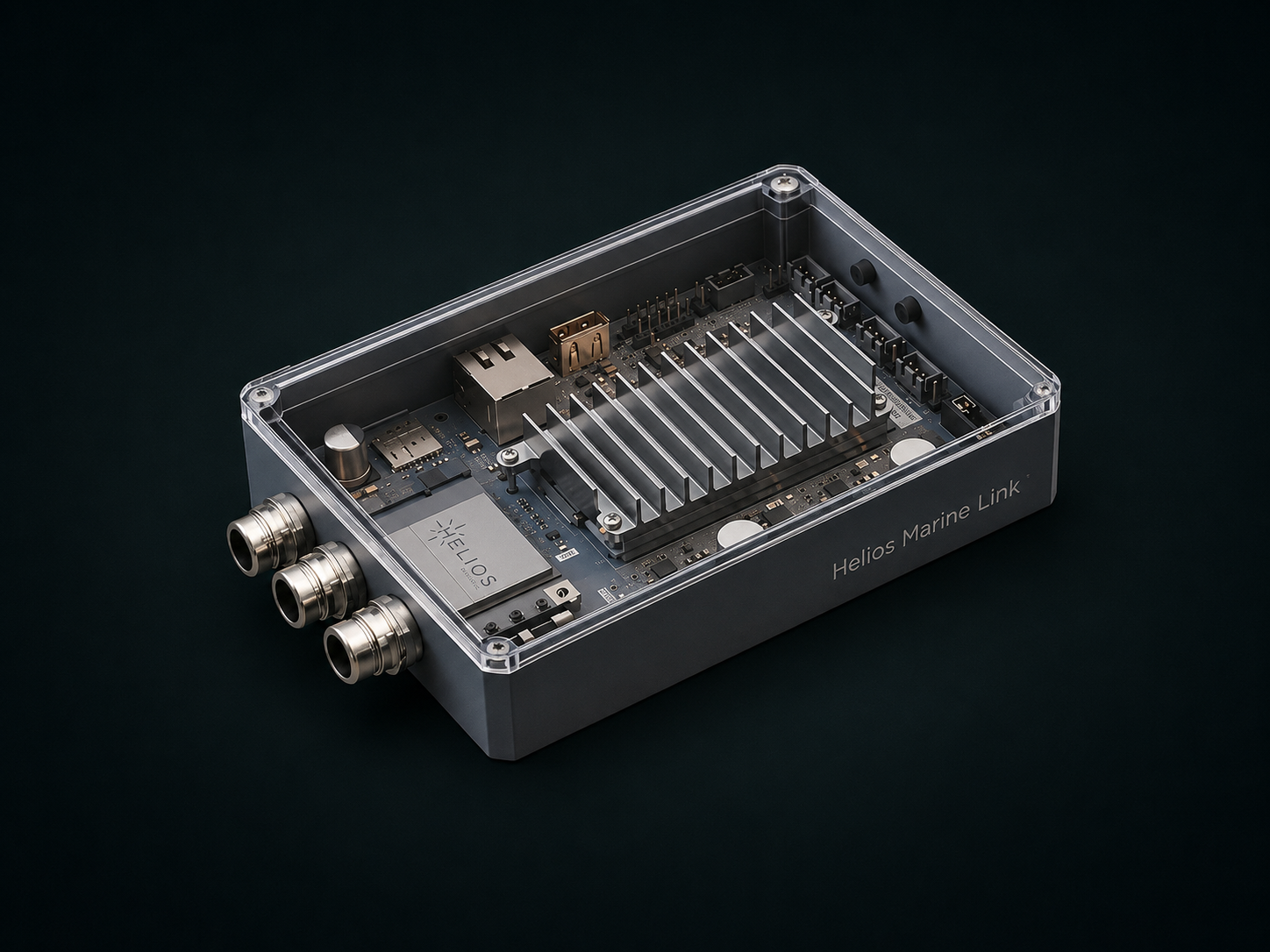 Helios Marine Link module for on-board monitoring
